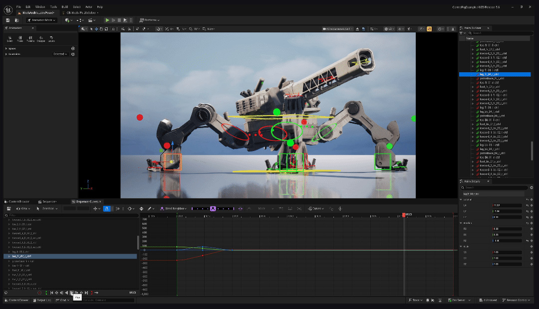 UE 5.6 Control Rig Physics