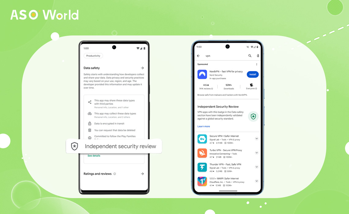 Google Play Store Introduces New Badge to Indicate Android VPN Apps That  Have Passed a Security