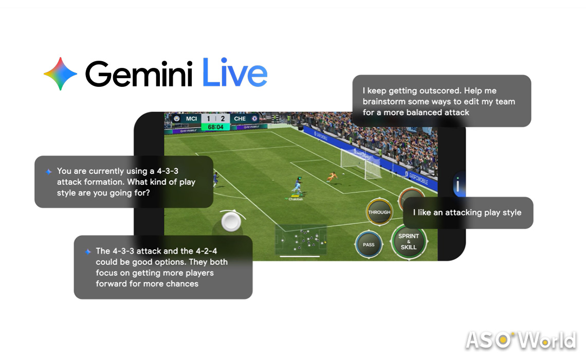 Gemini Live ゲーム用