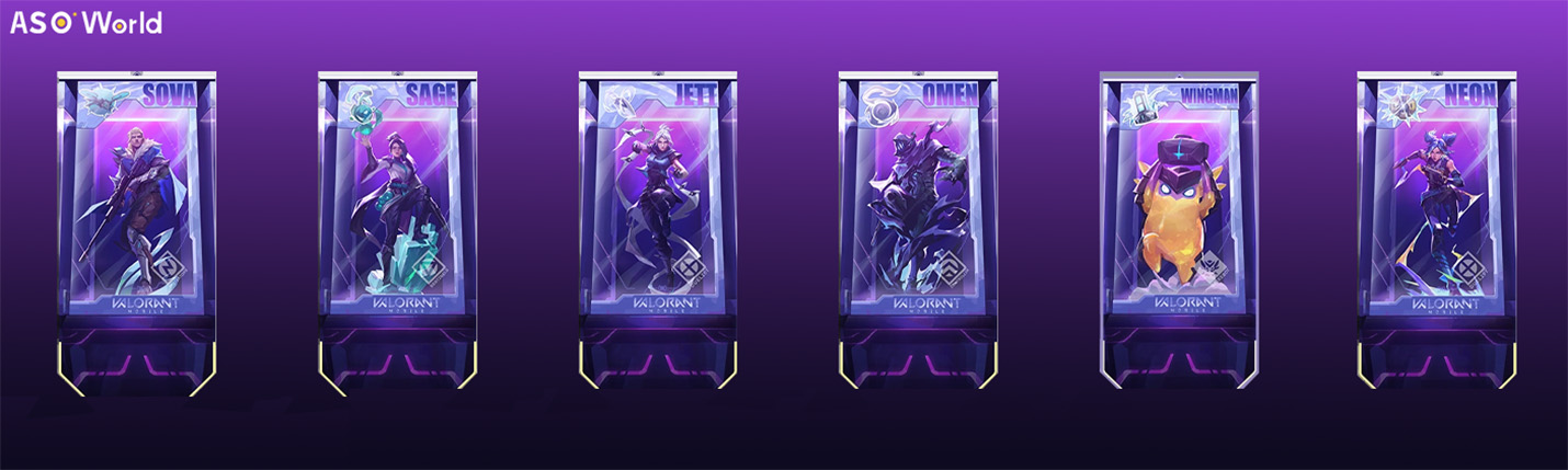 Карточки игроков Valorant Mobile