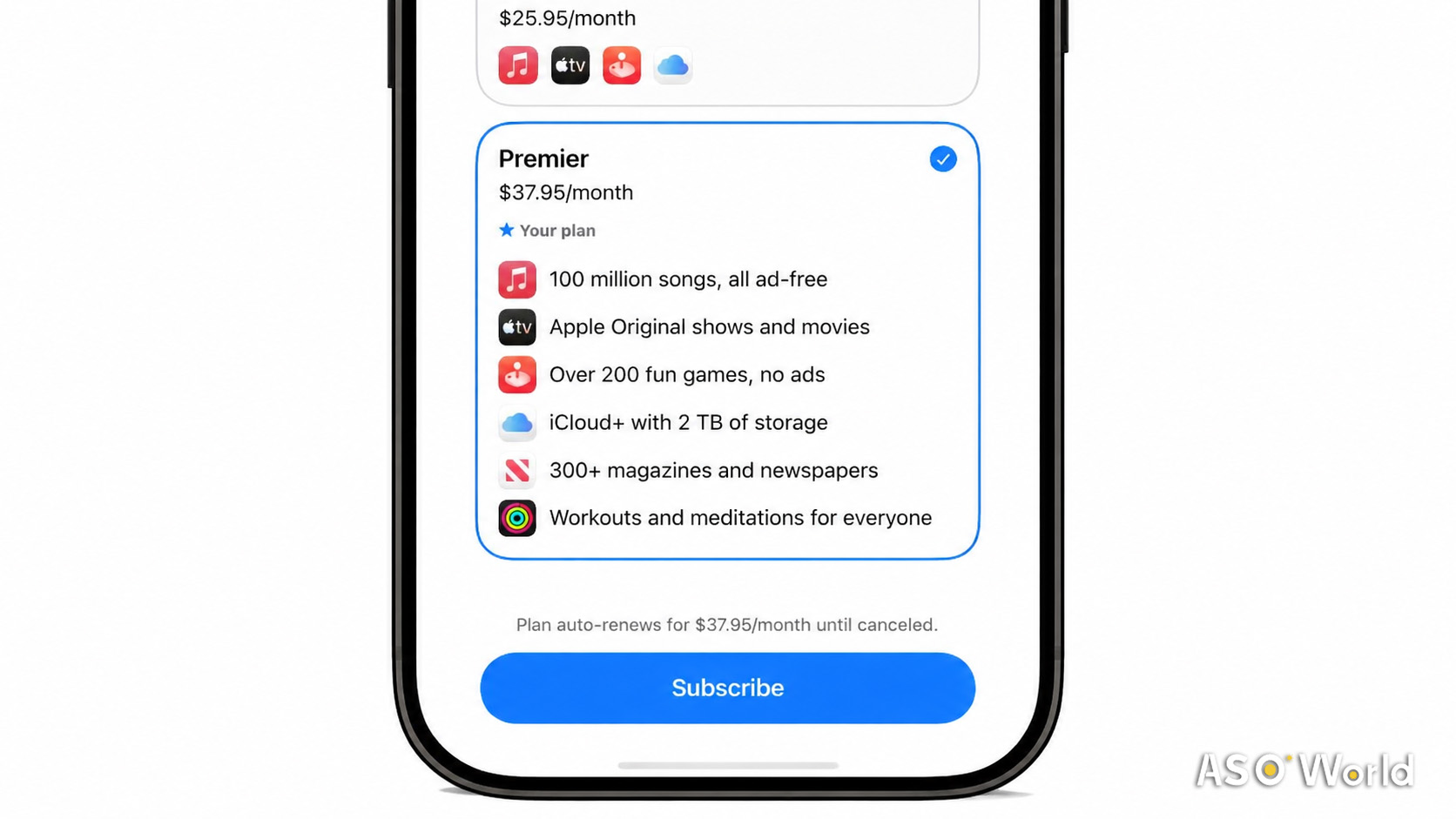 Apple One could benefit from an annual discount