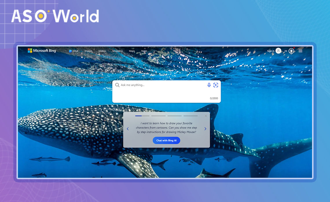 Bing AI Chat on Bing.com