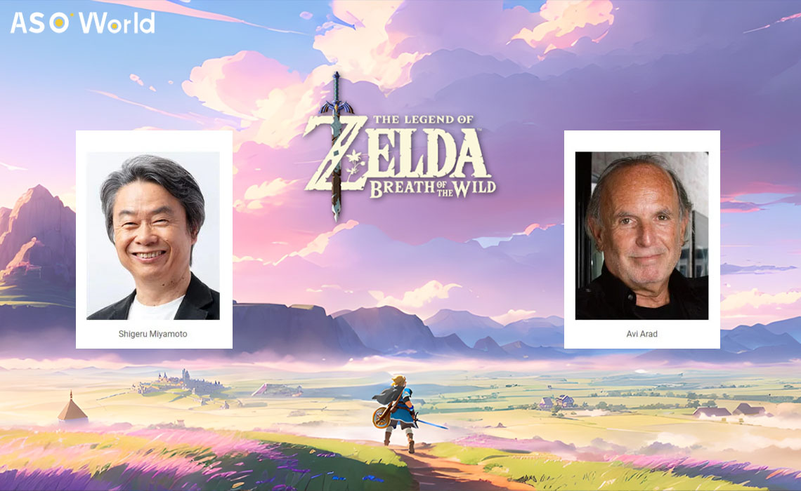 Shigeru Miyamoto and Avi Arad