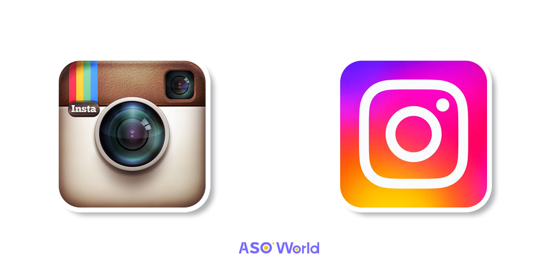 Иконки приложения Instagram в магазине
