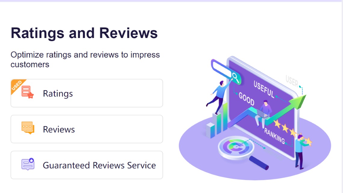 Rating & Reviews Install service