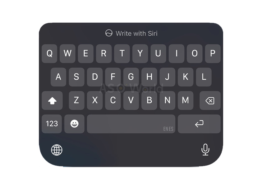write with siri