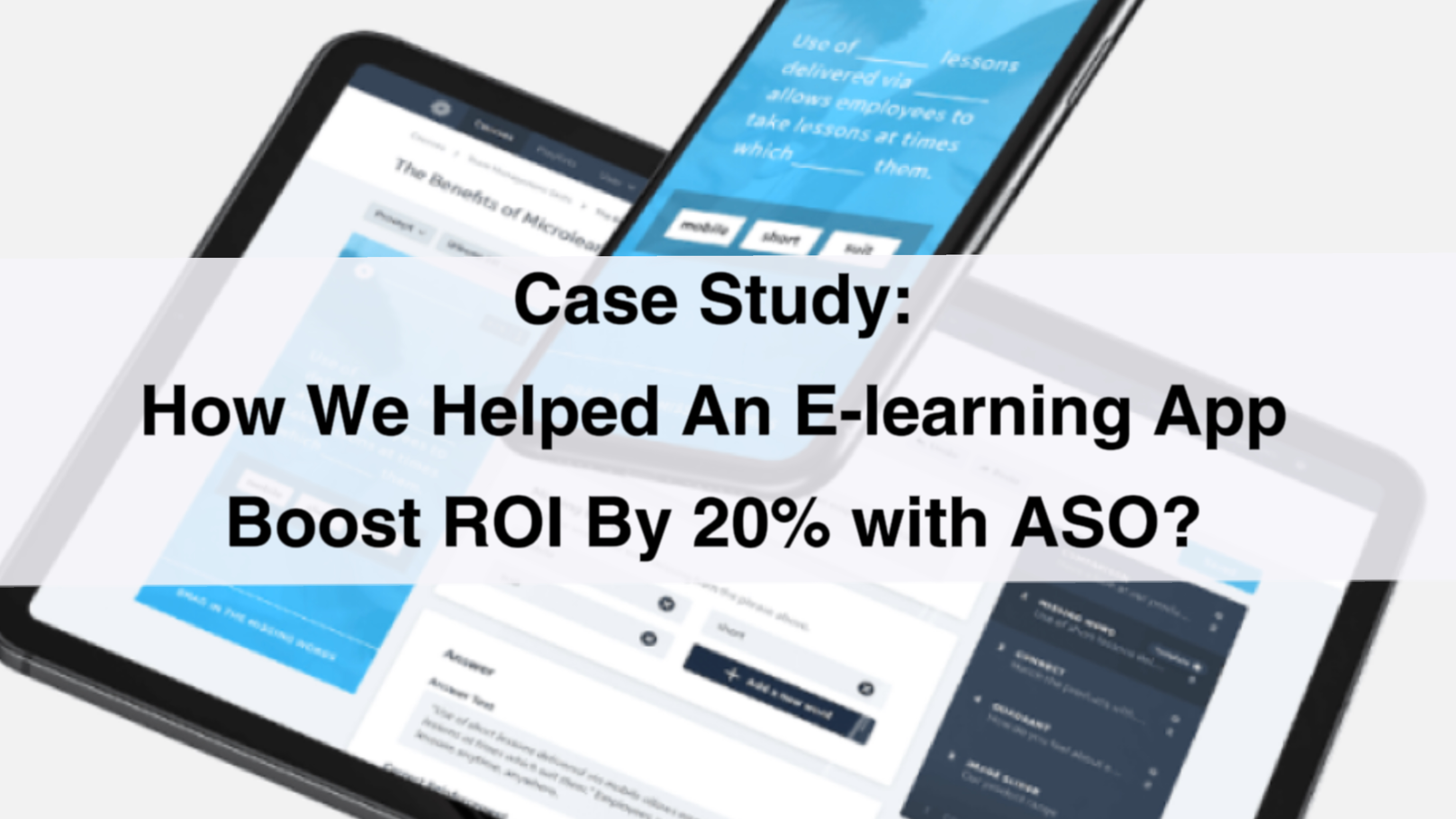  E-learning App Boost ROI