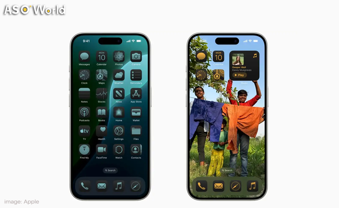 iOS 18 customise iPhone screen