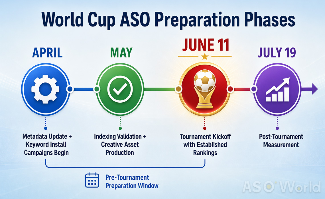 World Cup ASO Preparation Phases