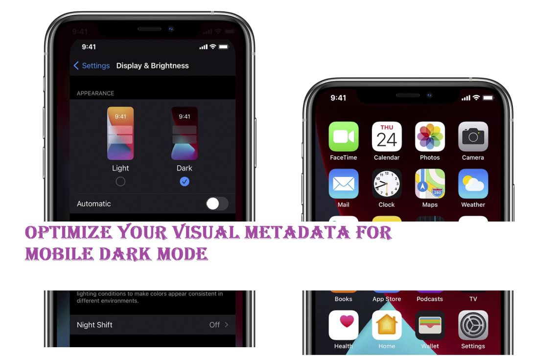 Optimize app store Visual Metadata