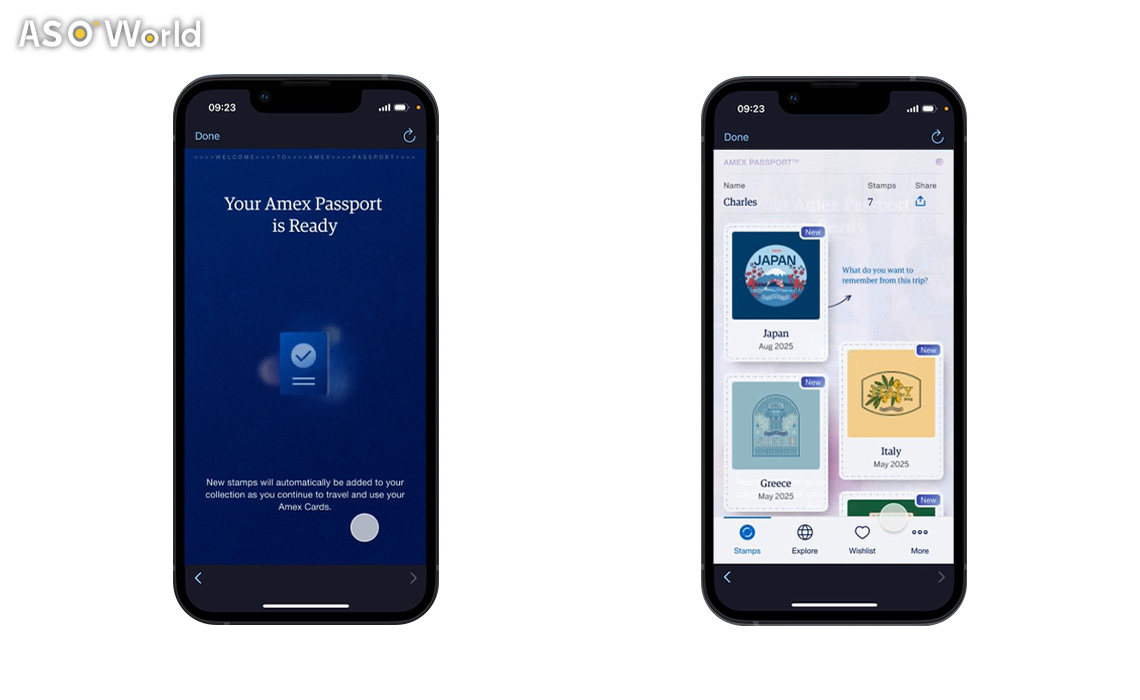 American Express Blockchain Travel Stamps