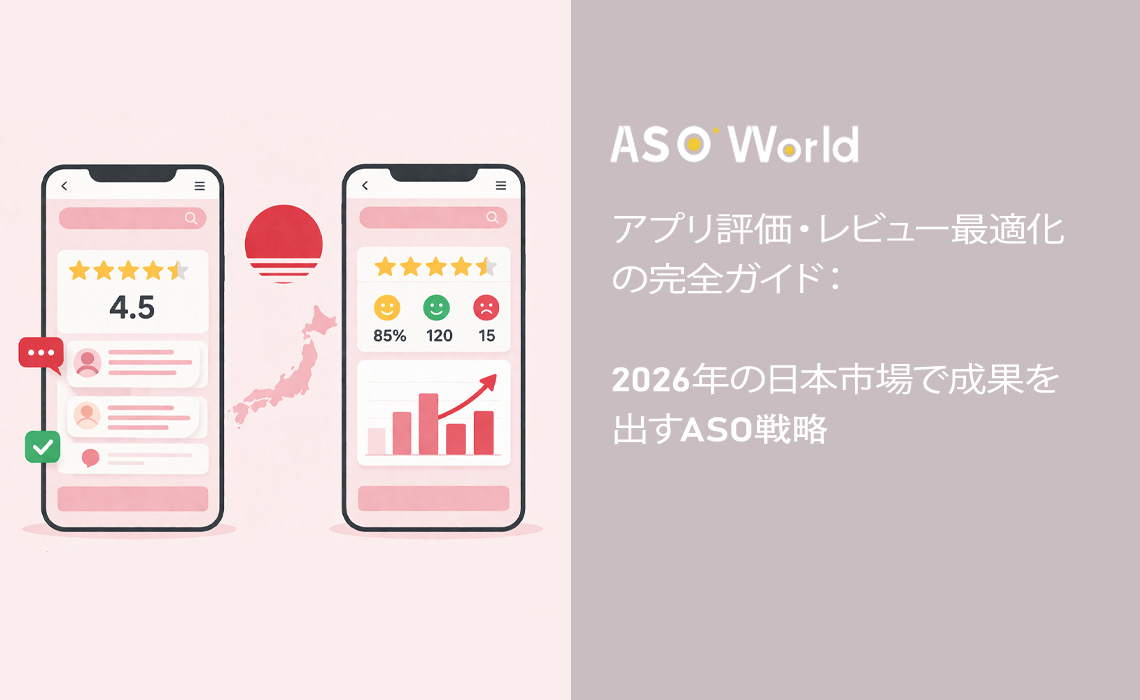 2026年の日本市場で成果を出すASO戦略