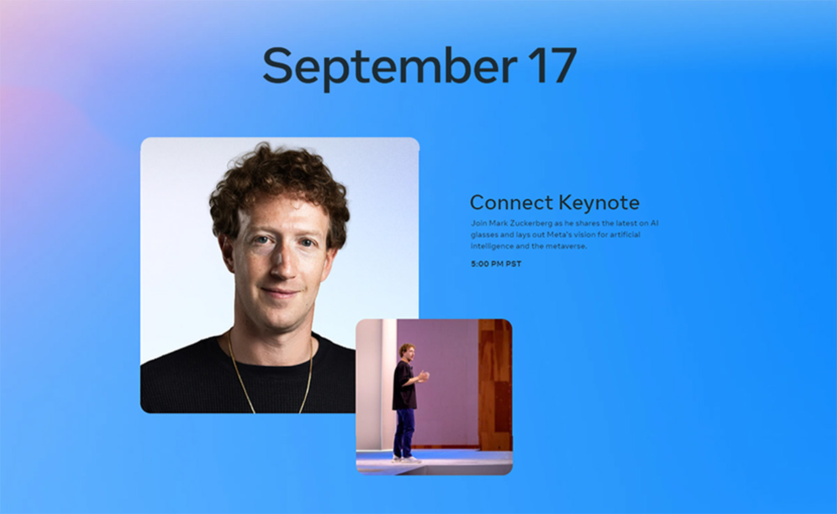 Meta Connect 2025 마크 저커버그의 Connect 기조연설