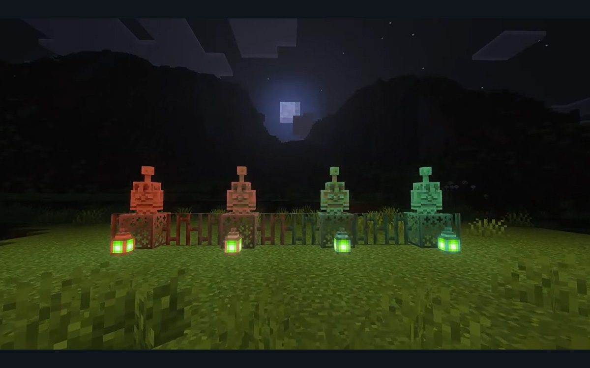 Minecraft Copper Golem: Four Different States