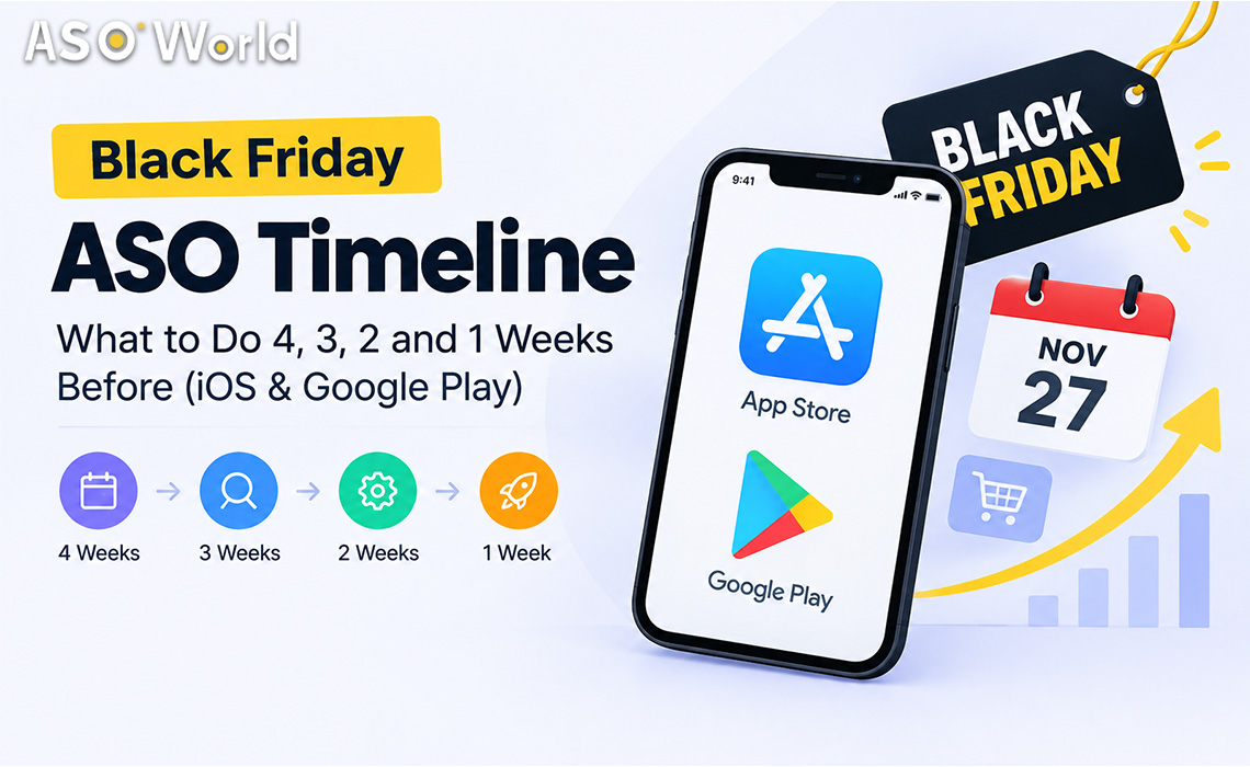 Black Friday ASO Timeline