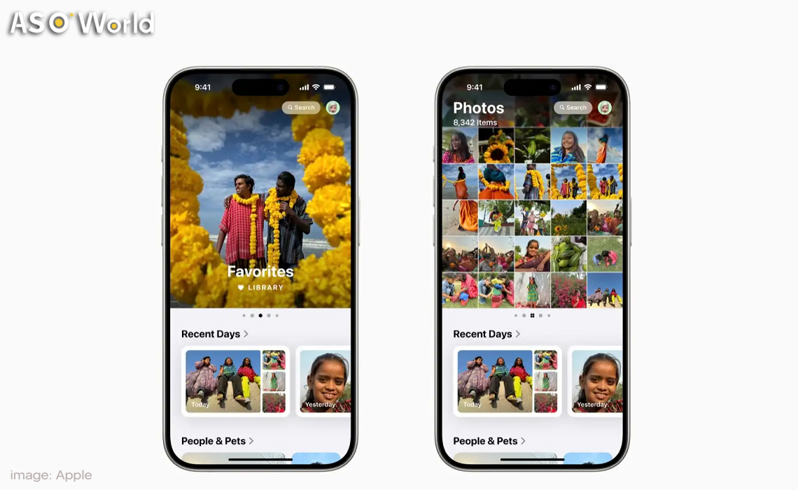 Photos in iOS 18