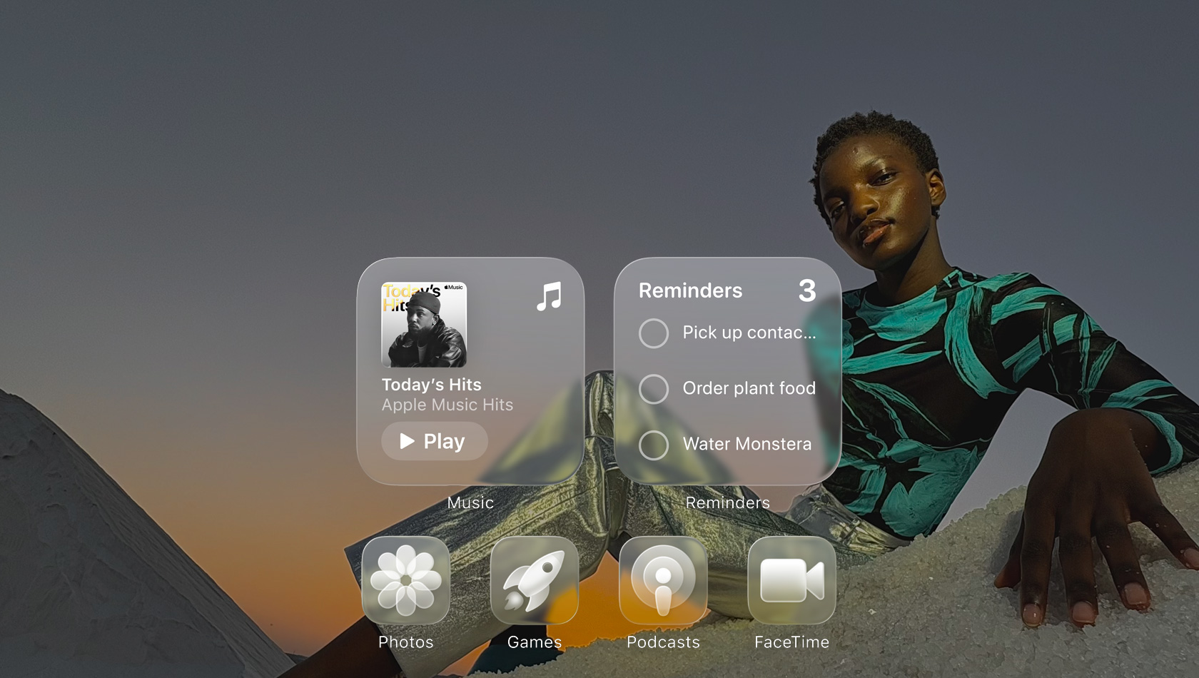 iOS 26 Liquid Glass design
