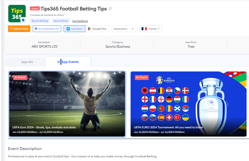 In-App Events to Strengthen Seasonal Promotion