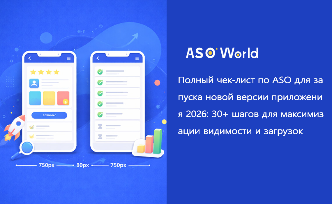 Чек-лист ASO для запуска новой версии приложения: 30+ шагов на 2026 год