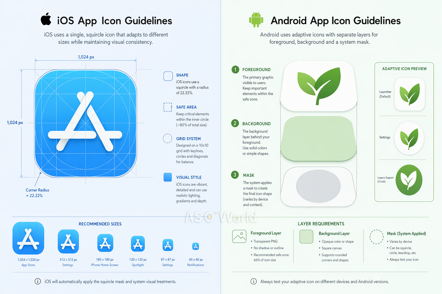 iOS vs. Android: Platform-Specific Icon Guidelines