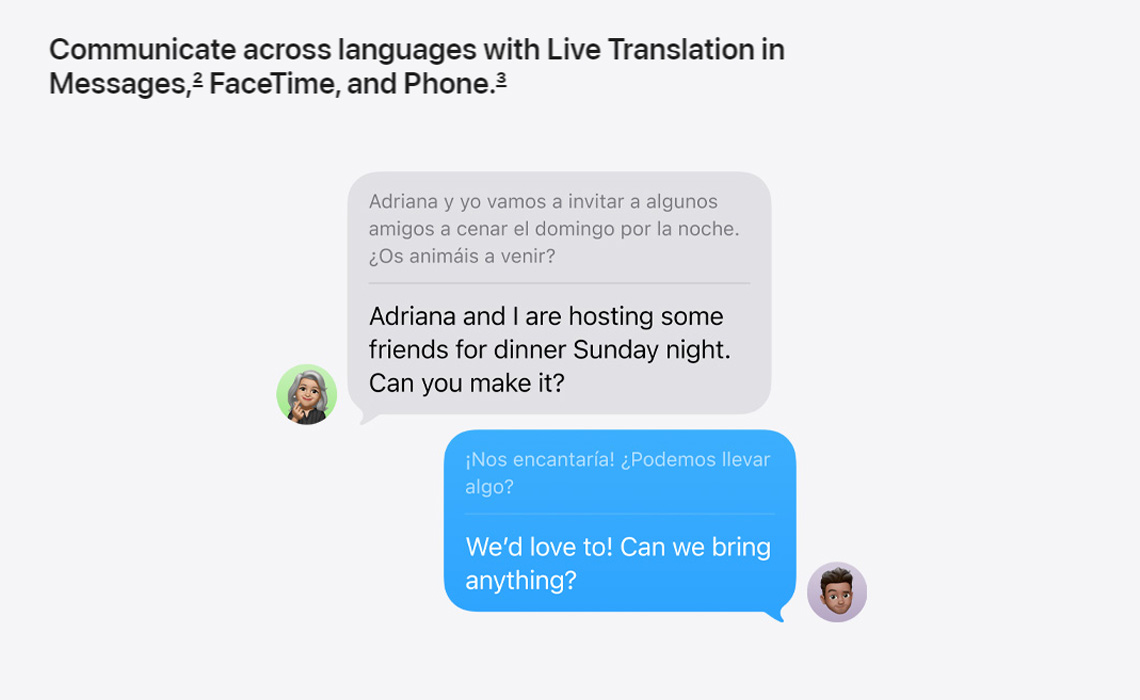 iOS 26 Live Translation