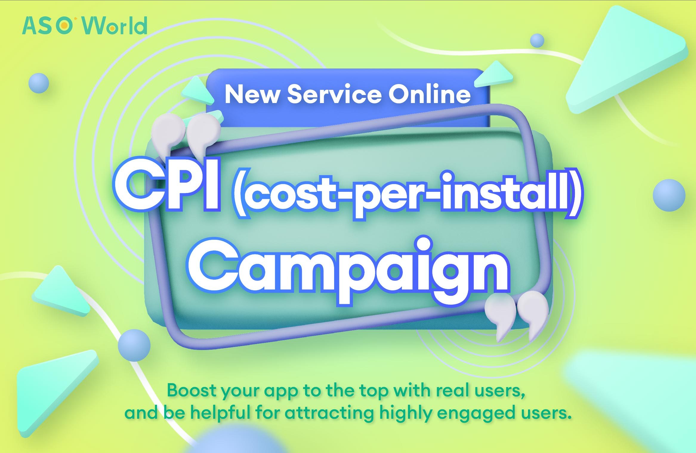 ASO World App Promotion Service
