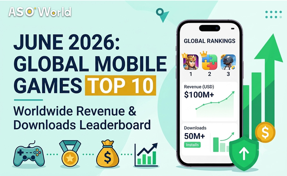 2026년 6월 글로벌 모바일 게임 순위