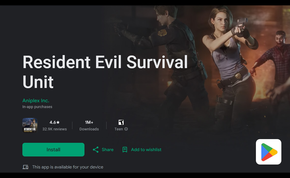 Resident Evil Survival Unit on Google Play