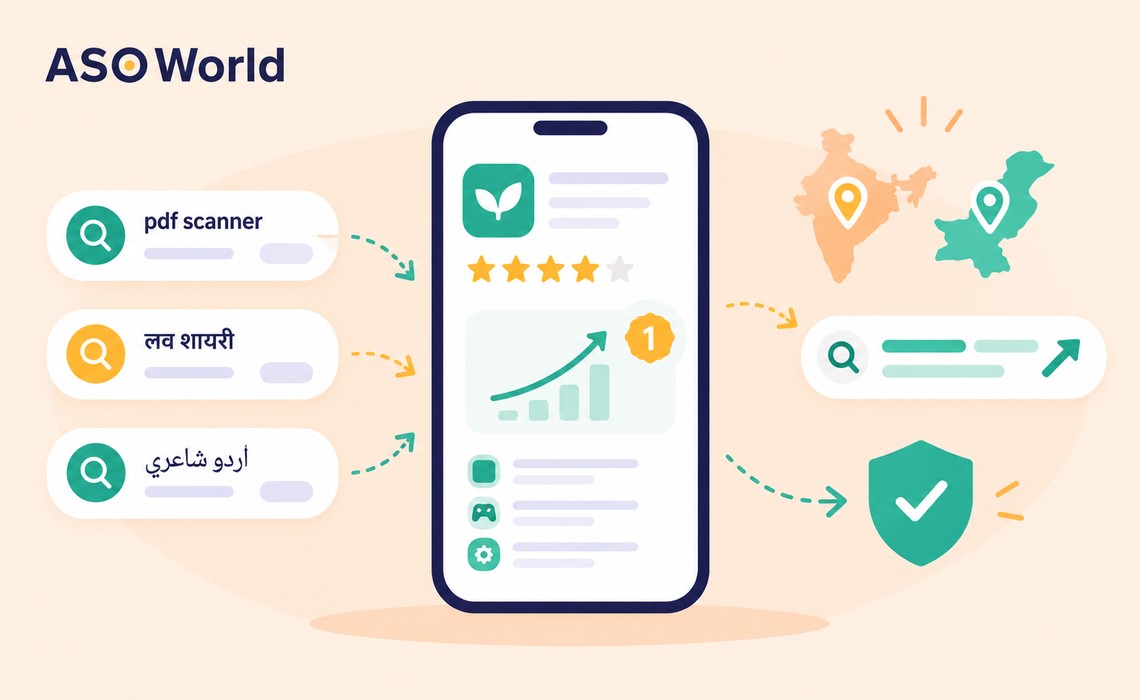 Rank Apps on Google Play in India & Pakistan