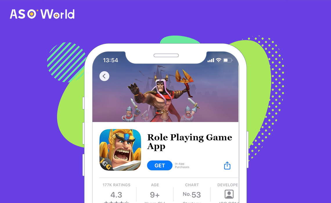 Role Playing Game App GROWTH
