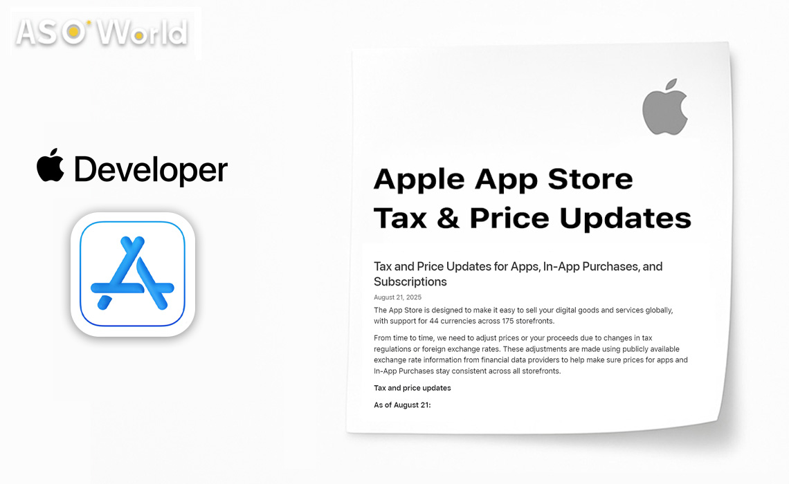 Обновления налогов и цен в App Store