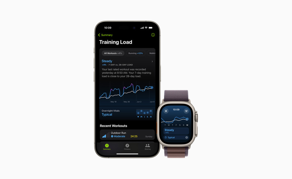 watchOS 11 training load