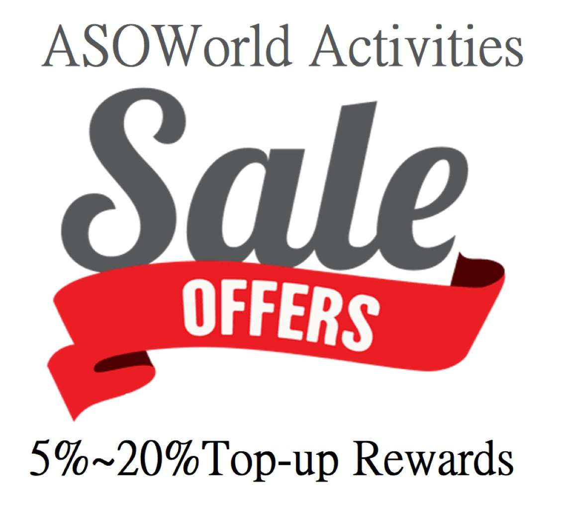 ASOWorld Activities -  Recharge Rewards