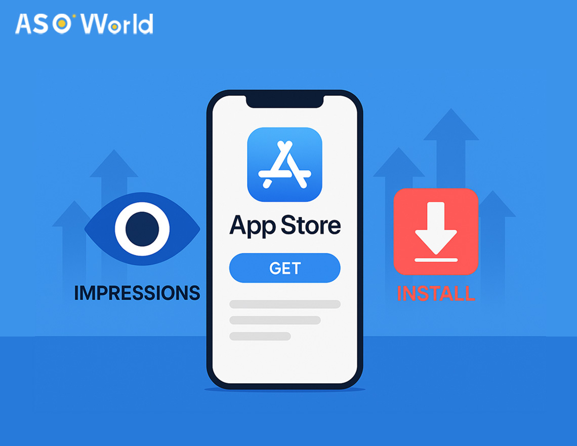 Here Comes an Exciting New Service on ASOWorld: Impressions for iOS to Optimize Keyword Install Effects