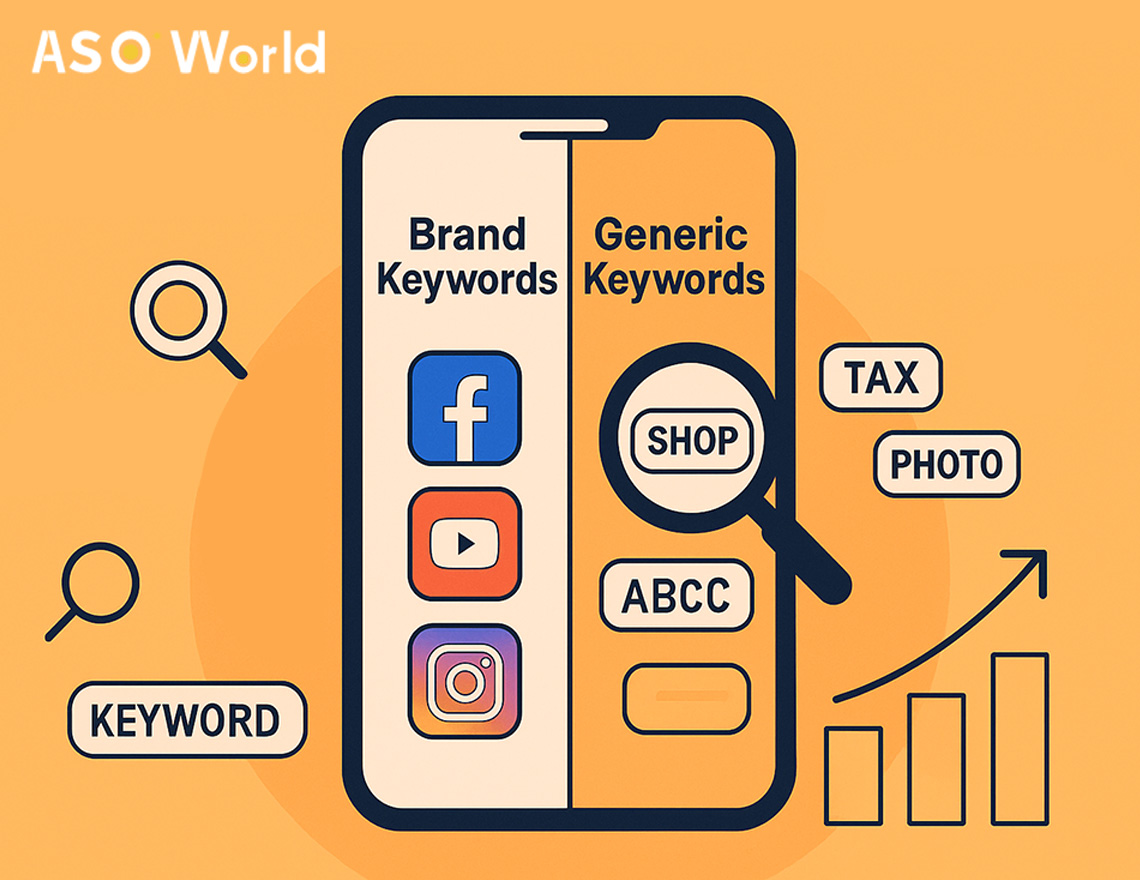 Keyword Research: Brand vs Generic Keywords For App Store Search Traffic & App Visibility