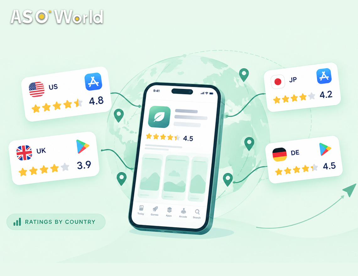 For ASO Beginners: Why Does Your App's Rating Look Different in Every Country?