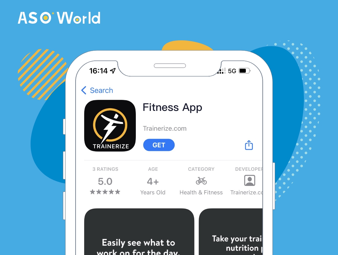 Case Study: How We Help A Fitness App To Drive User Acquisition By ASO ?
