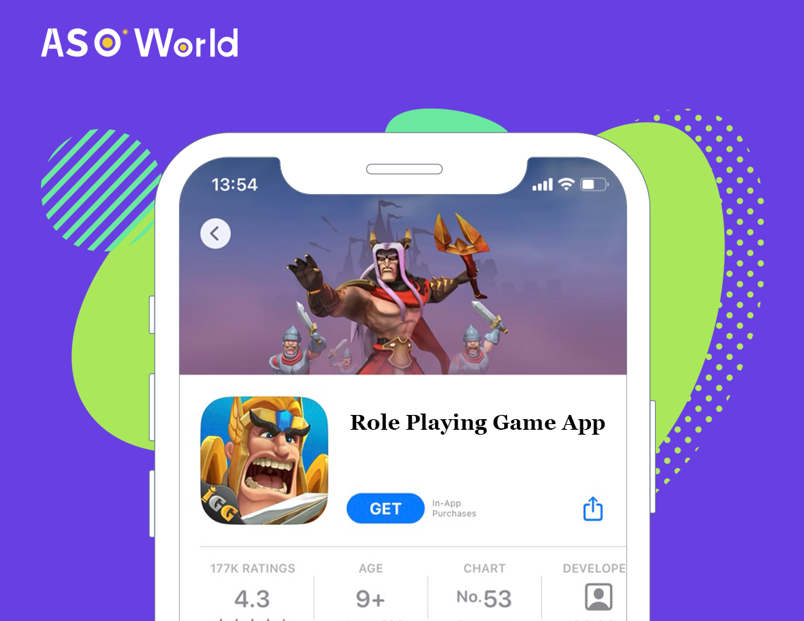 ASO Case study: How Does A Role Playing Game App Increase 20% Visibility & Organic Traffic