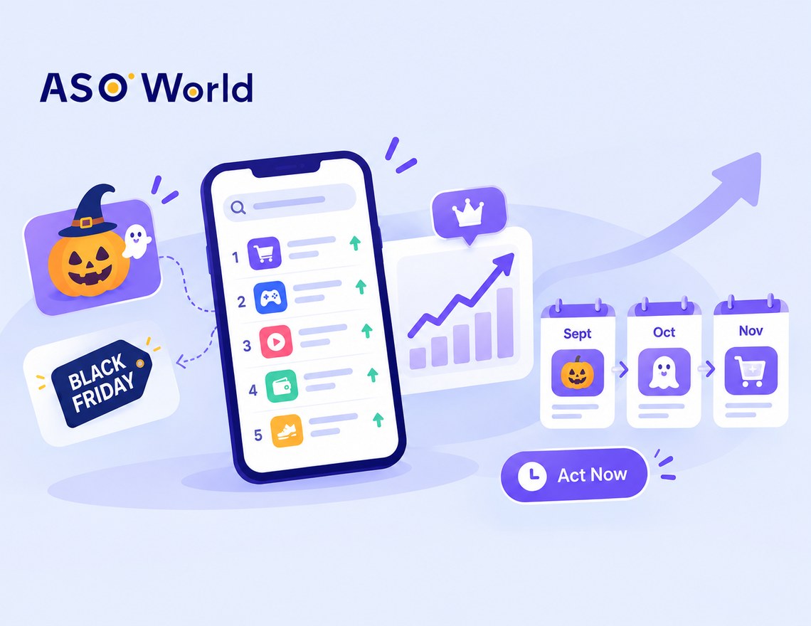 Halloween & Black Friday ASO: How to Position Your App's Keywords Before the Search Spike Hits