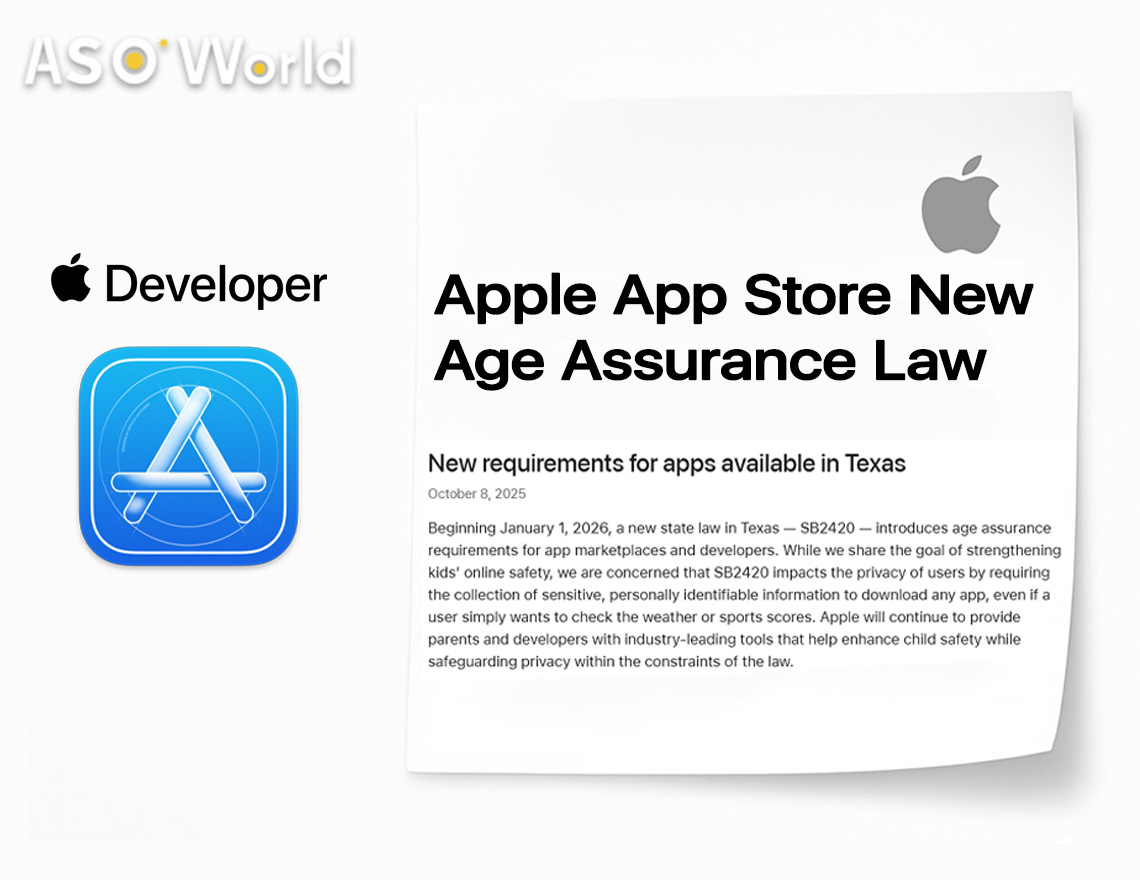 Texas to Enforce New Age Assurance Law for Apps Starting 2026
