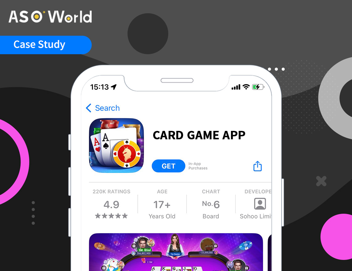 ASO Case Study: How a Card Gaming App Increase +32% App Stickiness