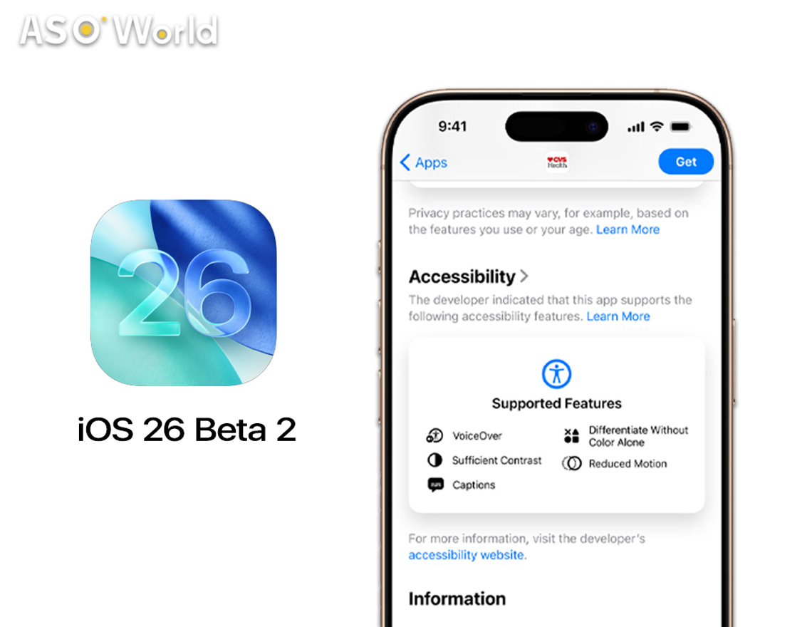 iOS 26 Beta 2 Releases Accessibility Nutrition Labels on the App Store