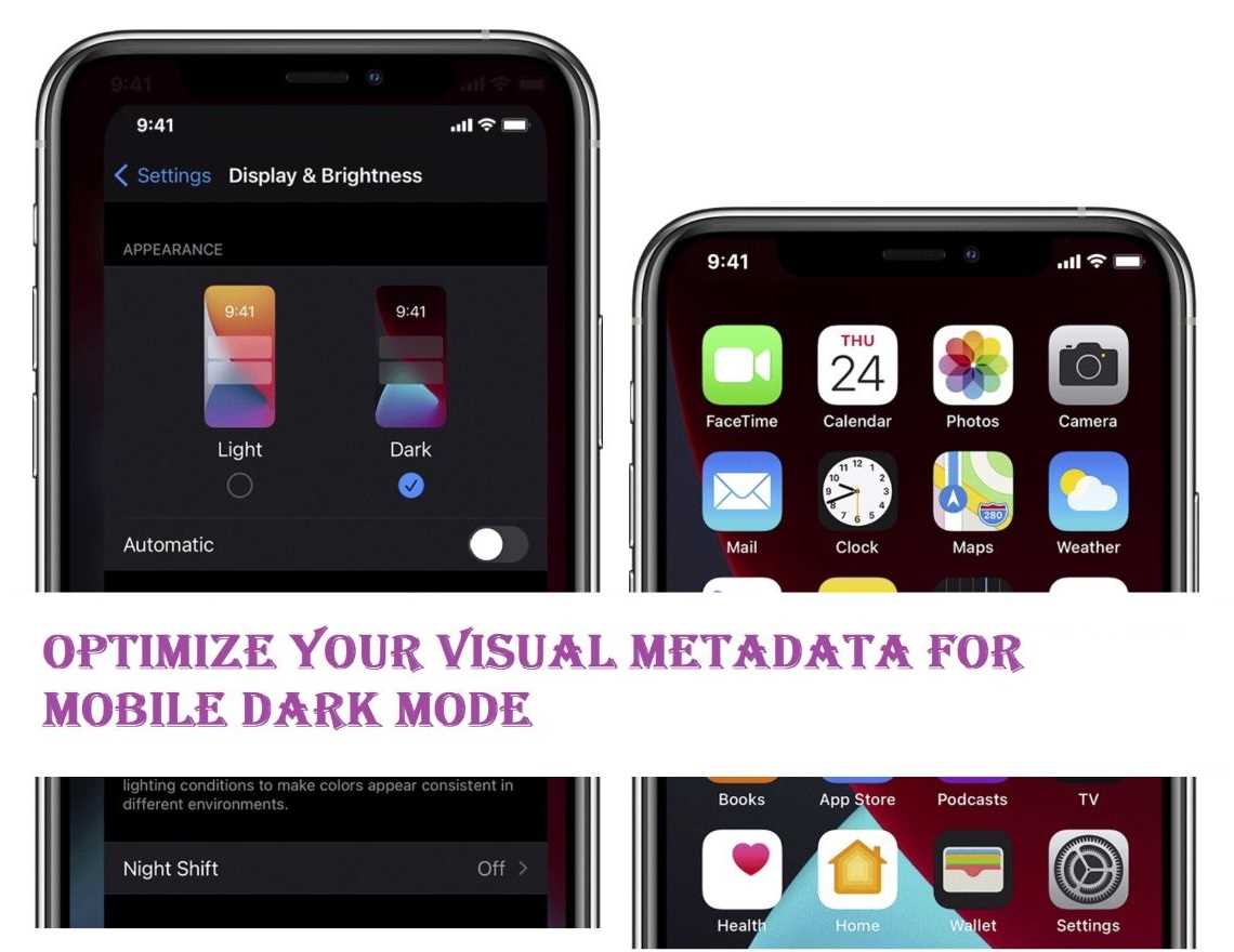 How To Optimize Your Visual Metadata For Mobile Dark Mode?