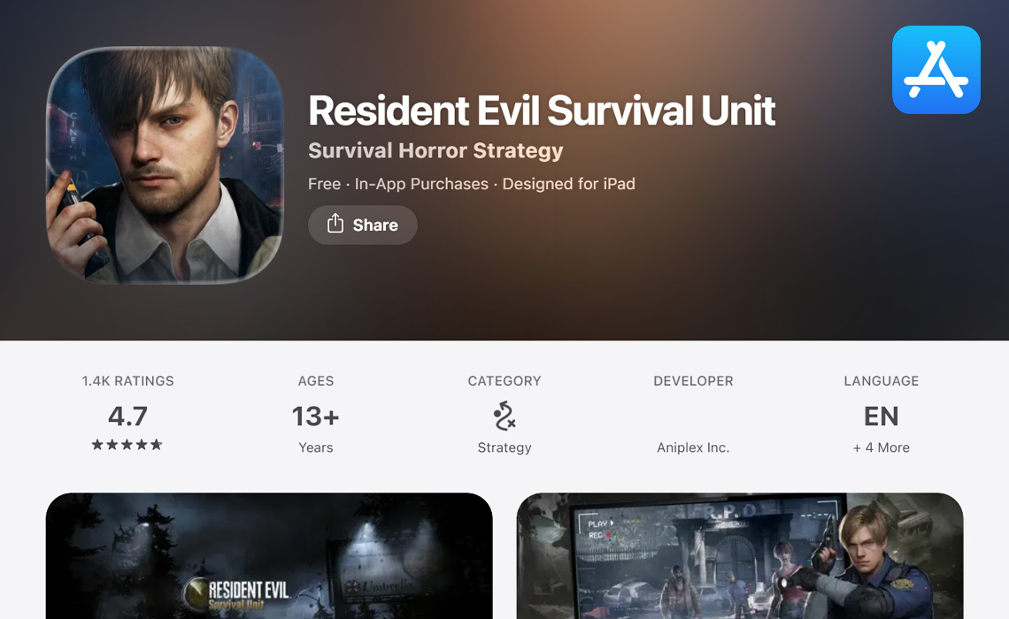 Resident Evil Survival Unit on App Store