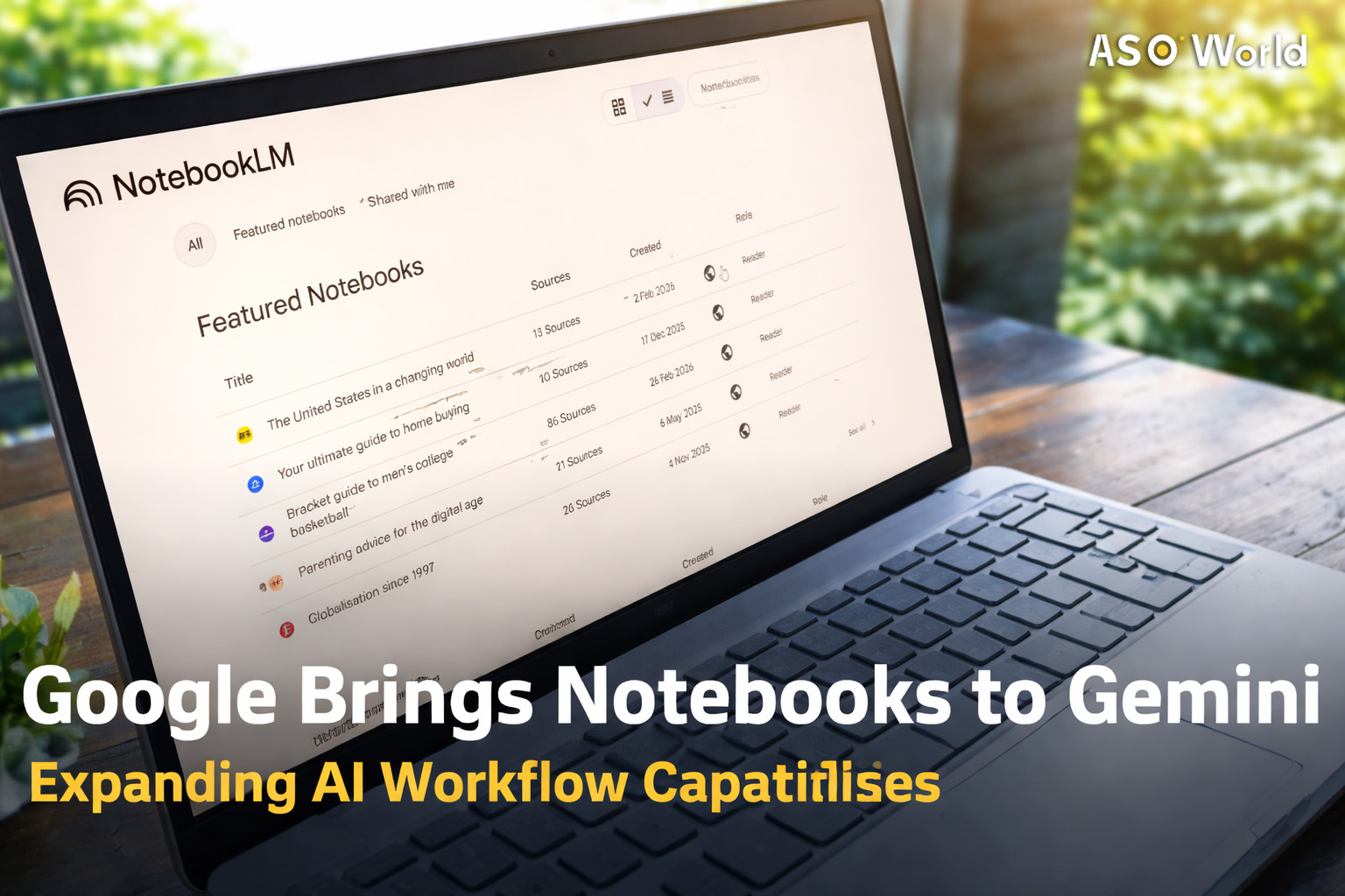 Google Brings Notebooks to Gemini, Driving AI Ecosystem Growth and User Expansion
