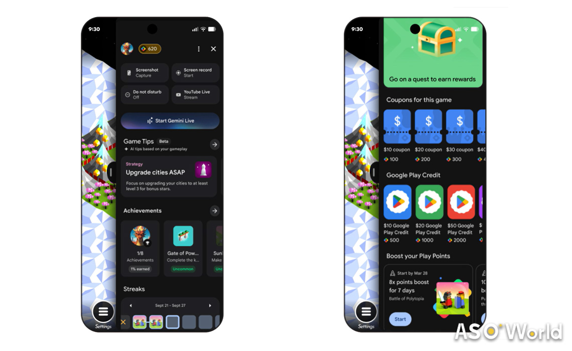 Google Play Games Sidekick