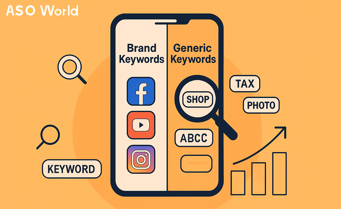 brand keywords and generic keywords