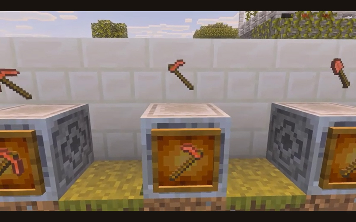 Minecraft Copper Pickaxe, Hoe and Shovel