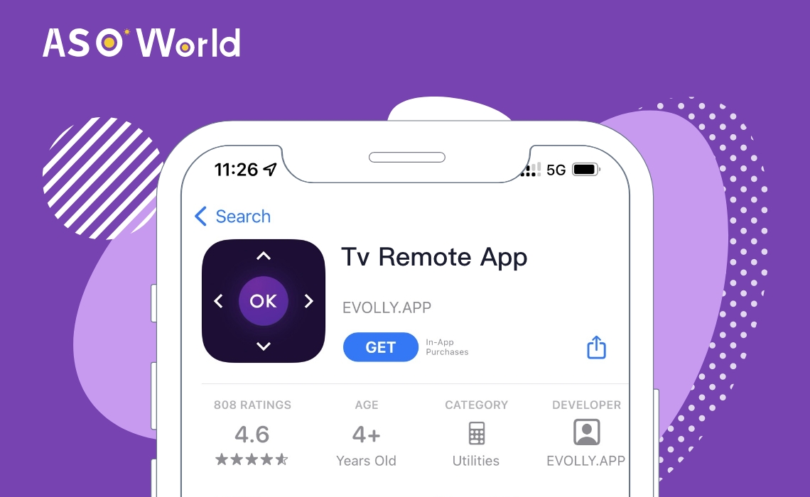 Как приложение TV Remote увеличивает видимость и рейтинг? - ASO World