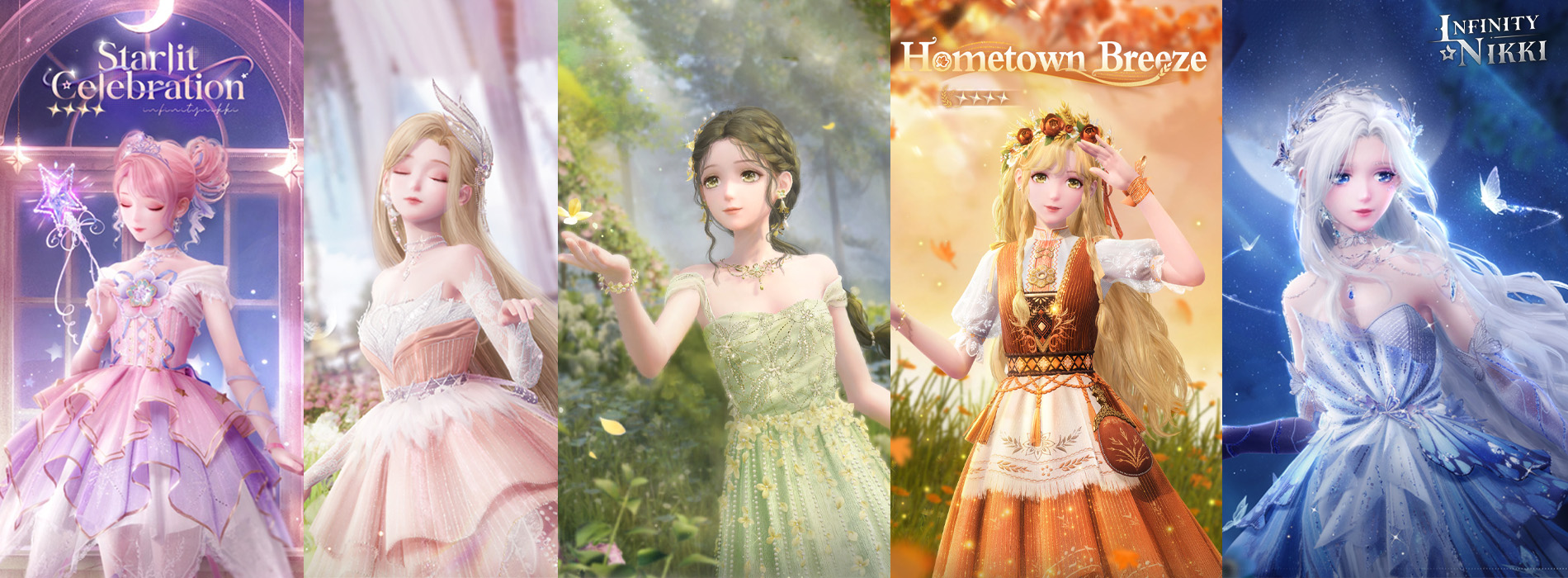 Dresses from Infinity Nikki